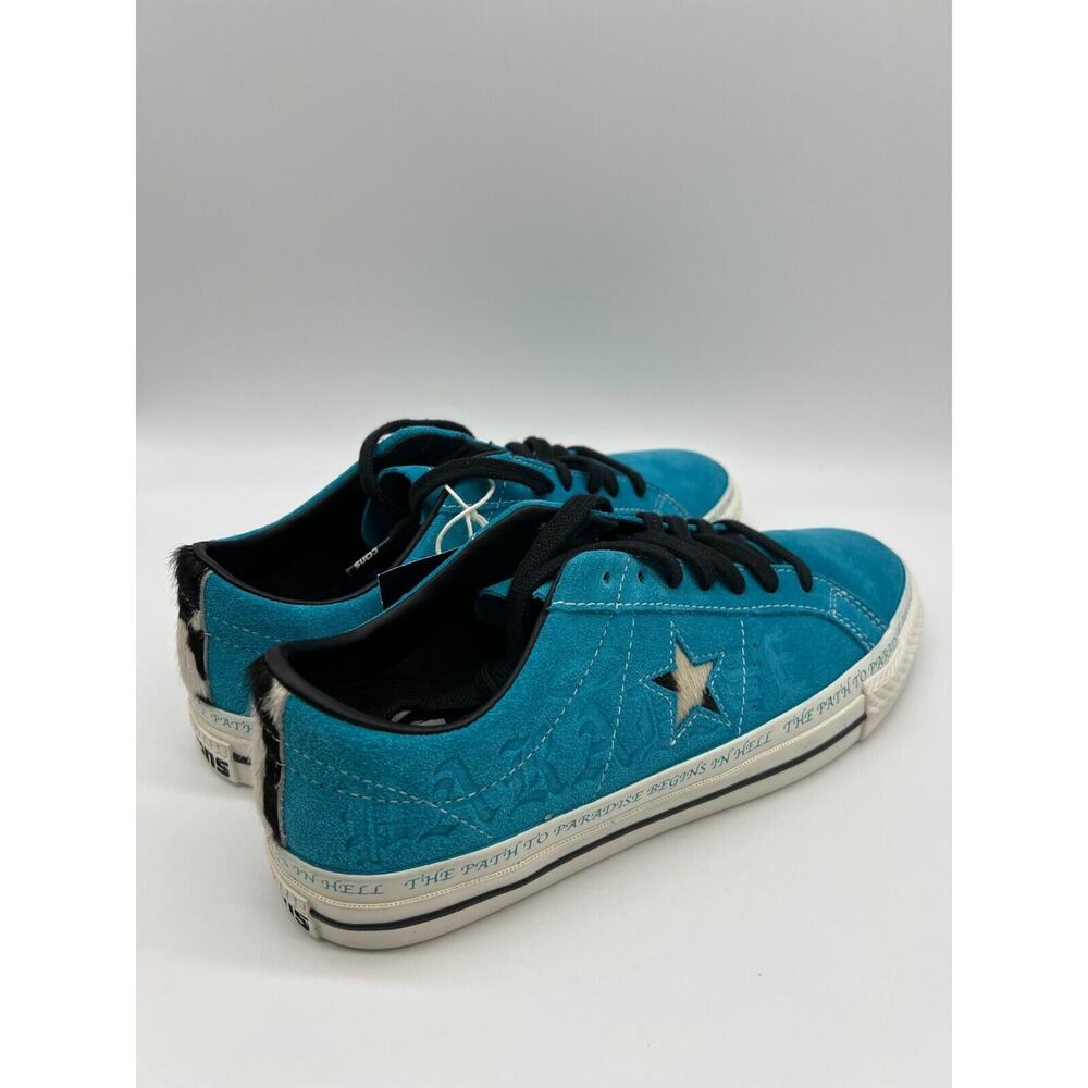 Converse One Star Pro Ox Sean Pablo Rapid Teal 173215C Size Men 8.5/Wom 10 NWT - Picture 11 of 12
